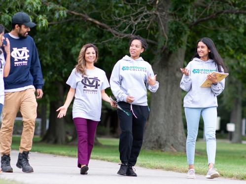 Middlesex College students